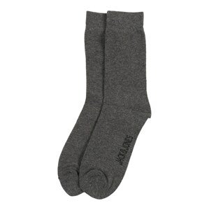 JACK & JONES Ponožky  tmavě šedá