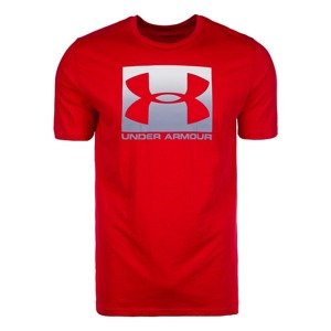 UNDER ARMOUR Funkční tričko šedá / červená / bílá