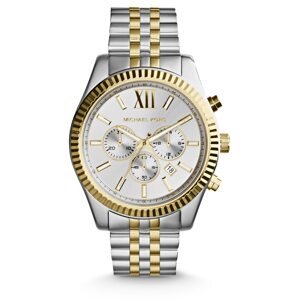 Michael Kors Analogové hodinky 'MK8344'  stříbrná / zlatě žlutá