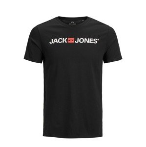 JACK & JONES Tričko červená / černá / bílá
