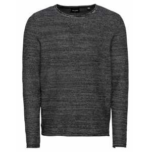 Only & Sons Svetr 'onsWICTOR 12 STRUCTURE CREW NECK REG'  antracitová