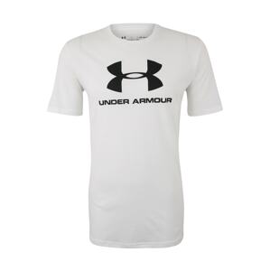 UNDER ARMOUR Funkční tričko šedá / černá / bílá