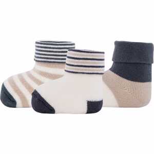 EWERS Ponožky  písková / bílá / tmavě modrá