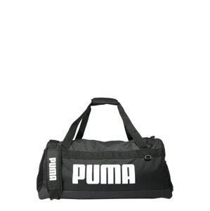 PUMA Sportovní taška  bílá / černá