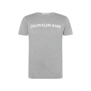 Calvin Klein Jeans Tričko  šedá