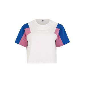 Urban Classics Tričko  bílá / modrá / růžová