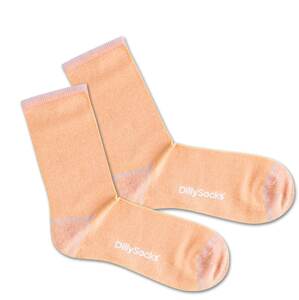 DillySocks Ponožky 'Sweet Blossom'  oranžová / pink