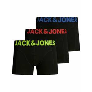 JACK & JONES Boxershorts  modrá / kiwi / červená / černá