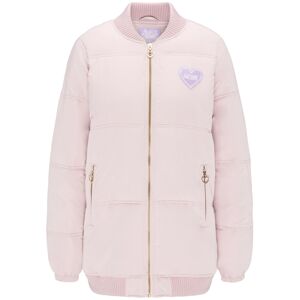 MYMO Zimní bunda  růžová / světle fialová / bílá