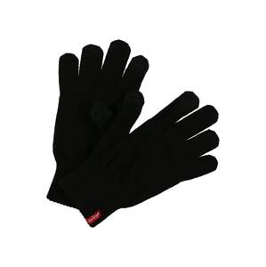 LEVI'S Prstové rukavice černá