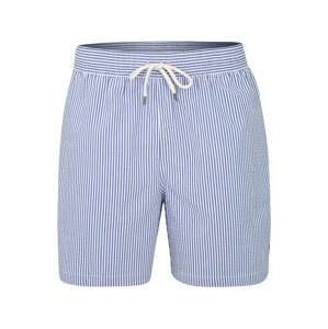 Polo Ralph Lauren Plavecké šortky 'TRAVELER-SWIM'  modrá / bílá