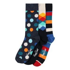 Happy Socks Ponožky  mix barev / marine modrá / enciánová modrá / žlutá / petrolejová
