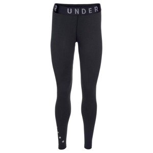 UNDER ARMOUR Sportovní kalhoty  černá / bílá