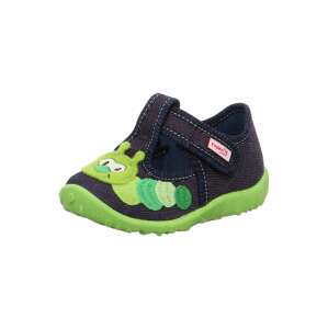 SUPERFIT Pantofle 'Spotty'  tmavě modrá / zelená