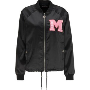 MYMO Přechodná bunda  černá / pink