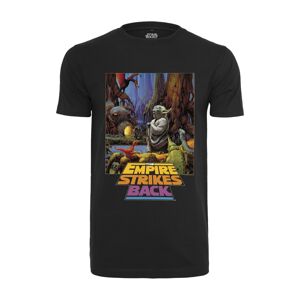 Mister Tee Tričko 'Star Wars Yoda Poster' mix barev / černá