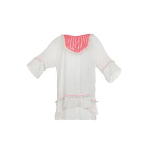 MYMO Plážové šaty  pink / bílá / mátová