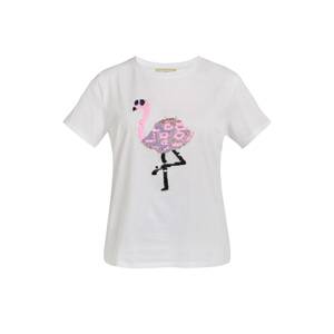 MYMO T-Shirt  mix barev / offwhite / černá / růžová / šeříková