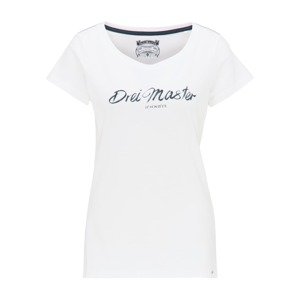 DreiMaster Vintage Tričko  bílá