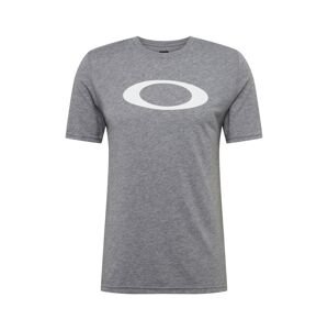OAKLEY Funkční tričko 'O-Bold Ellipse'  bílá / šedá