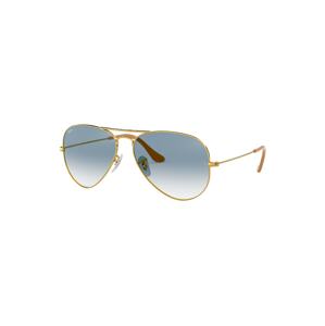 Ray-Ban Sluneční brýle 'Aviator'  zlatá / modrá