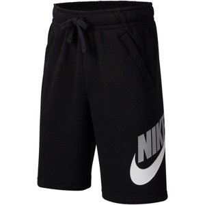 Nike Sportswear Kalhoty šedá / černá / bílá