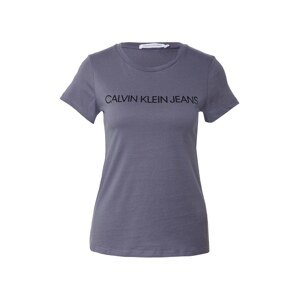 Calvin Klein Tričko  šedá / černá