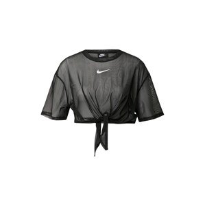 Nike Sportswear Tričko 'W NSW INDIO SS TOP'  bílá / černá