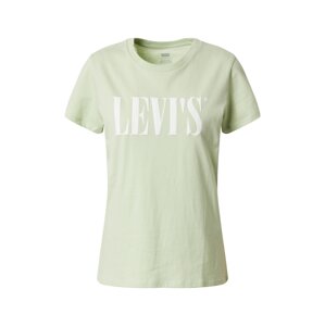 LEVI'S Tričko  zelená / bílá