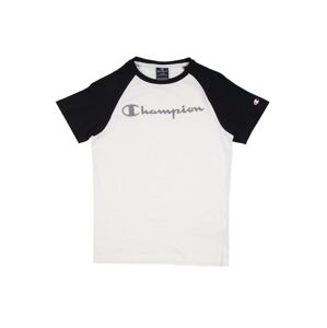 Champion Authentic Athletic Apparel Tričko  bílá / černá