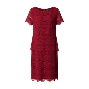Vera Mont Koktejlové šaty  rubínově červená