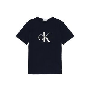 Calvin Klein Jeans Tričko 'MONOGRAM'  tmavě modrá