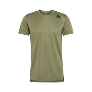 ADIDAS PERFORMANCE Funkční tričko  khaki / olivová / zelená