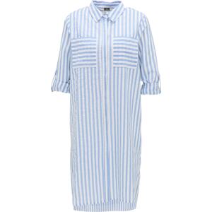DreiMaster Maritim Košilové šaty  modrá / bílá / světlemodrá