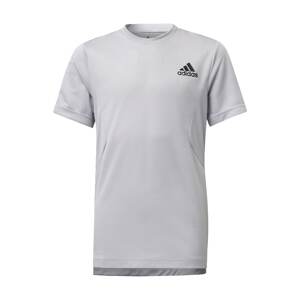 ADIDAS PERFORMANCE Funkční tričko šedá / černá / bílá