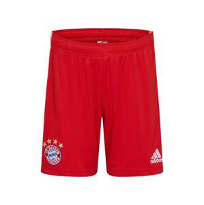 ADIDAS PERFORMANCE Sportovní kalhoty 'FC Bayern München'  bílá / červená