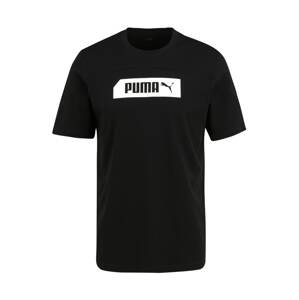PUMA Funkční tričko 'NU-TILITY'  bílá / černá