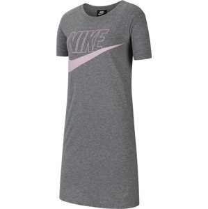 Nike Sportswear Šaty  šedá / pink
