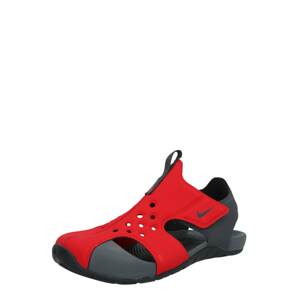 Nike Sportswear Plážová/koupací obuv 'Sunray Protect'  černá / červená