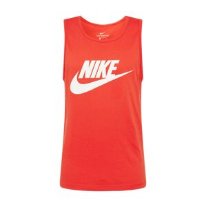 Nike Sportswear Tričko  bílá / červená