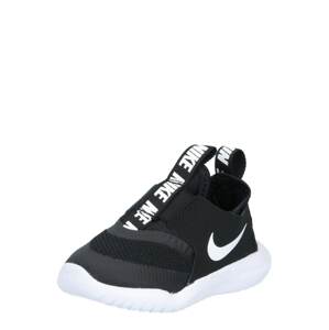 NIKE Sportovní boty 'Flex Runner'  černá / bílá