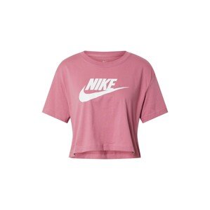 Nike Sportswear Tričko  bílá / pink