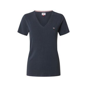 Tommy Jeans Tričko námořnická modř / červená / bílá