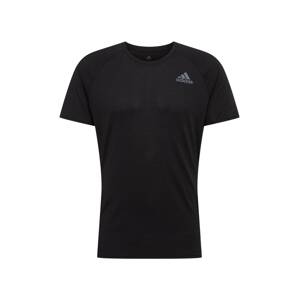 ADIDAS PERFORMANCE Funkční tričko 'Runner'  šedá / černá