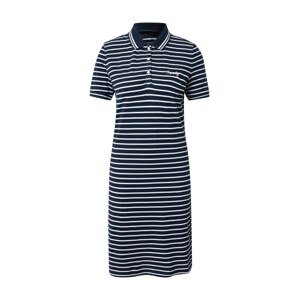 Superdry Letní šaty 'Polo' námořnická modř / šedá