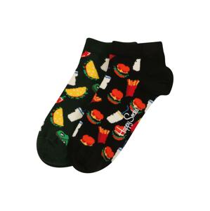 Happy Socks Ponožky 'Hamburger'  mix barev / černá / tmavě zelená