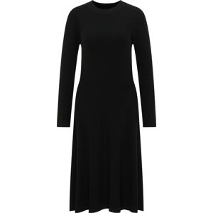 DreiMaster Klassik Úpletové šaty černá