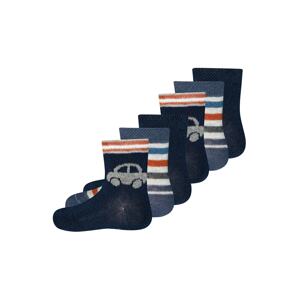 EWERS Ponožky  modrá / oranžová / bílá