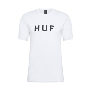 HUF Tričko 'Essentials'  bílá / černá