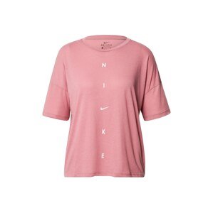 NIKE Funkční tričko  růžová / bílá